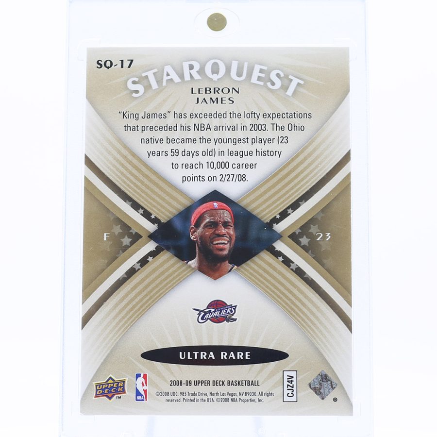 LeBron James Starquest Ultra Rare Gold