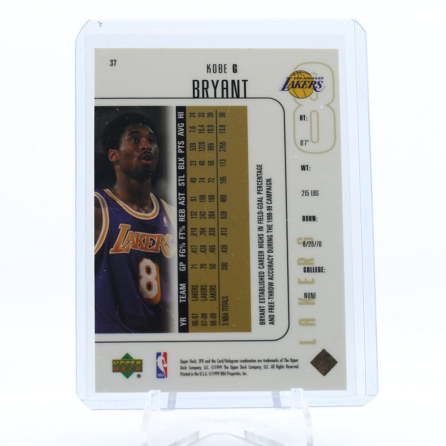 1999 UD SPX Kobe Bryant