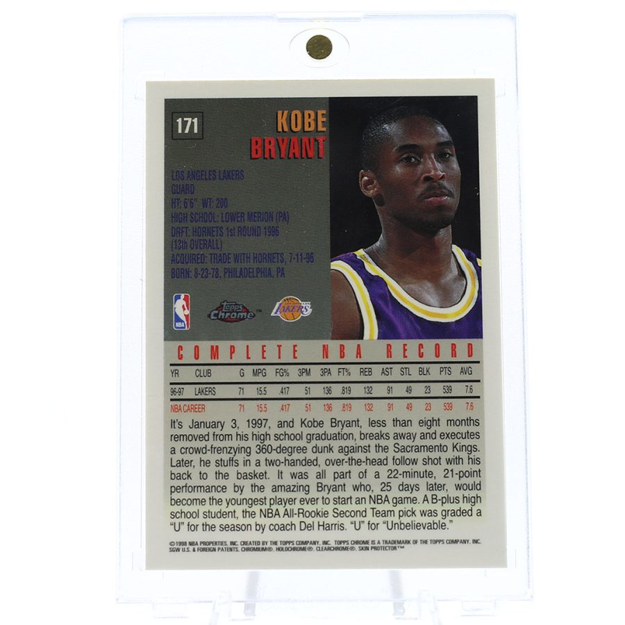 Kobe Bryant Topps Chrome