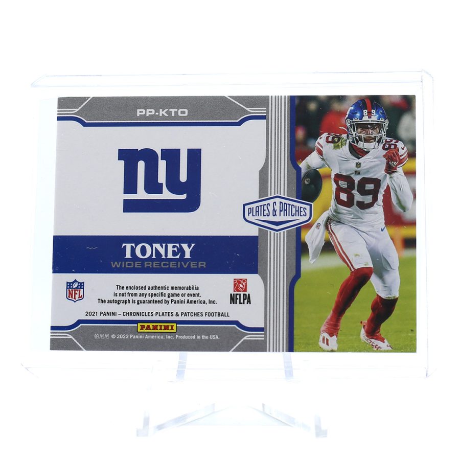 Kadarius Toney 2021 Plates and Patches RC