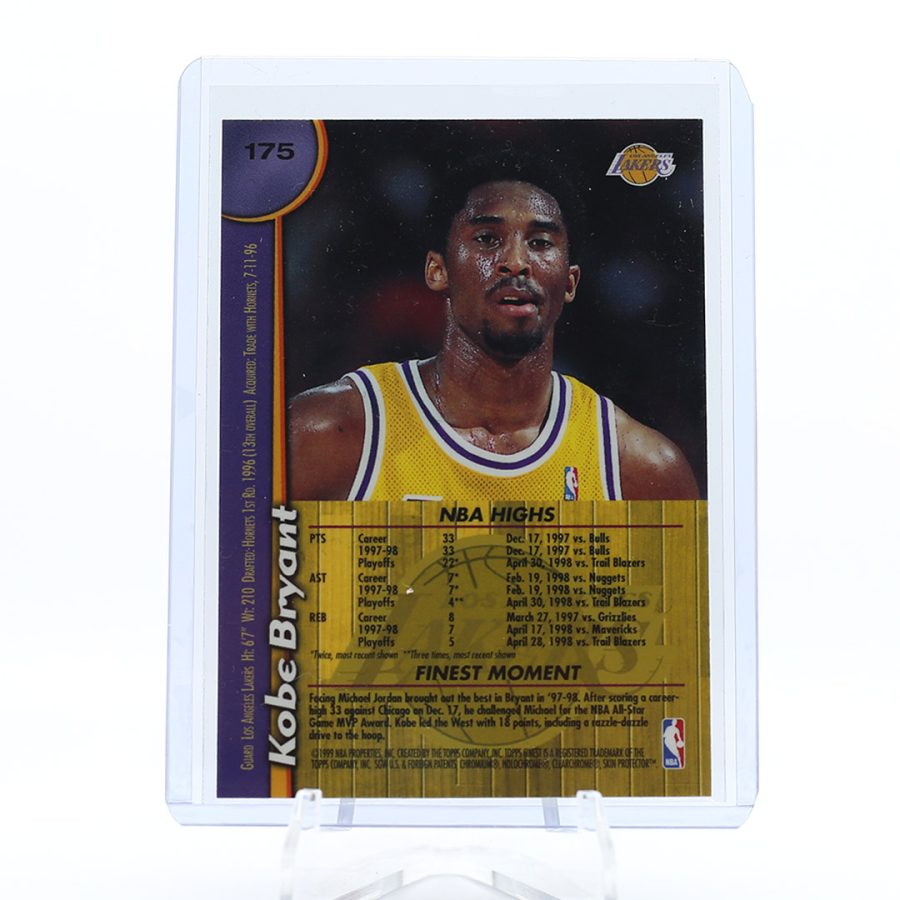 Kobe Bryant 99 Topps Finest Card