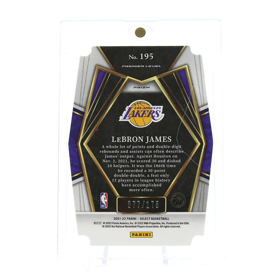 LeBron James Select Die-Cut Lakers