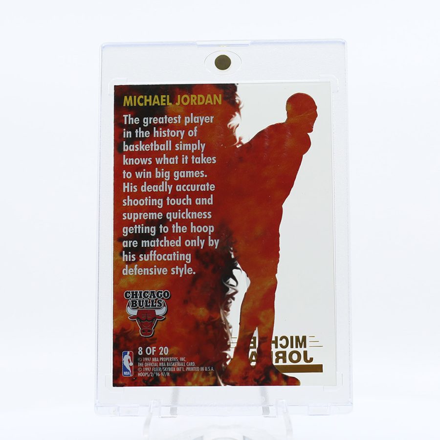 Michael Jordan 97 Hoops Hot List Acetate