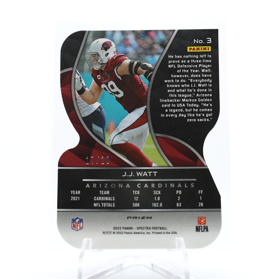 Spectra JJ Watt Die-Cut