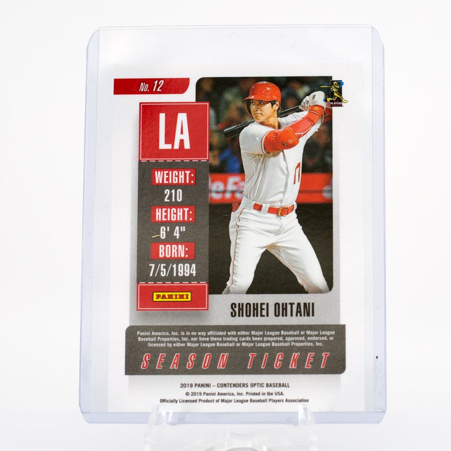 19 Shohei Ohtani Contenders Optic Season Ticket