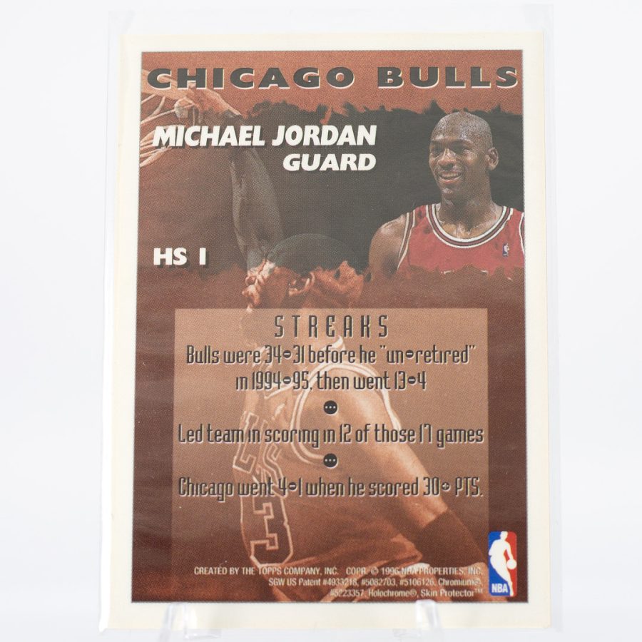 1995 Topps Finest Michael Jordan Hot Stuff