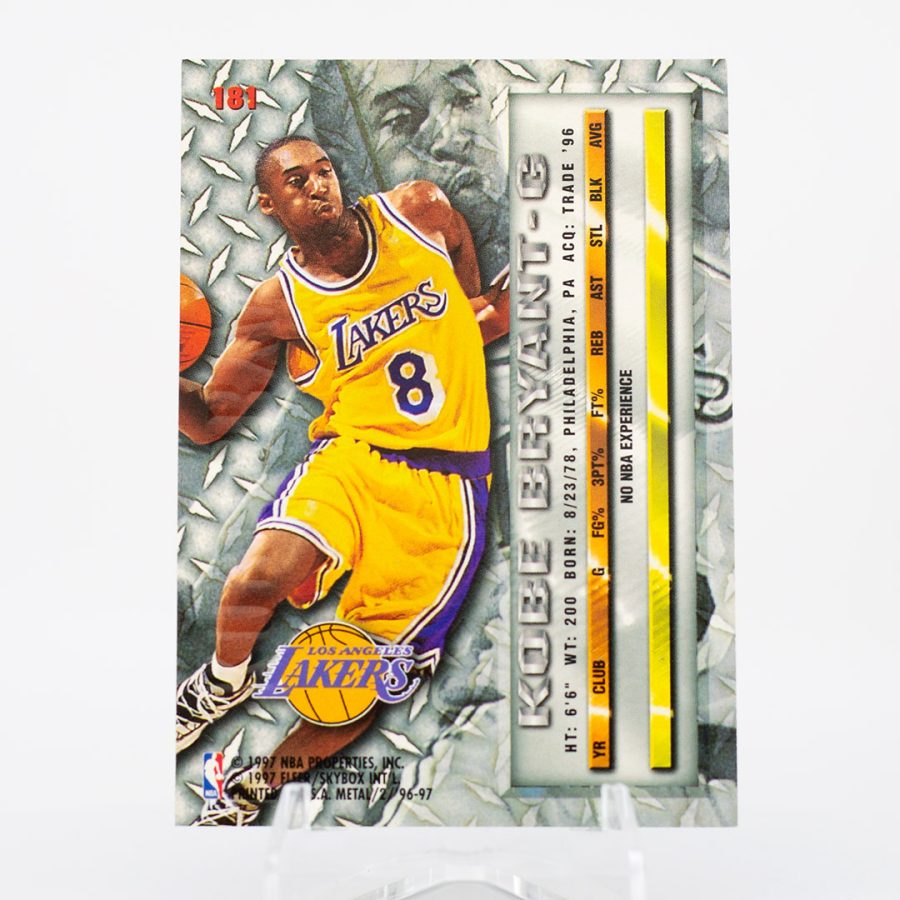 1996 Kobe Bryant Fleer Metal RC