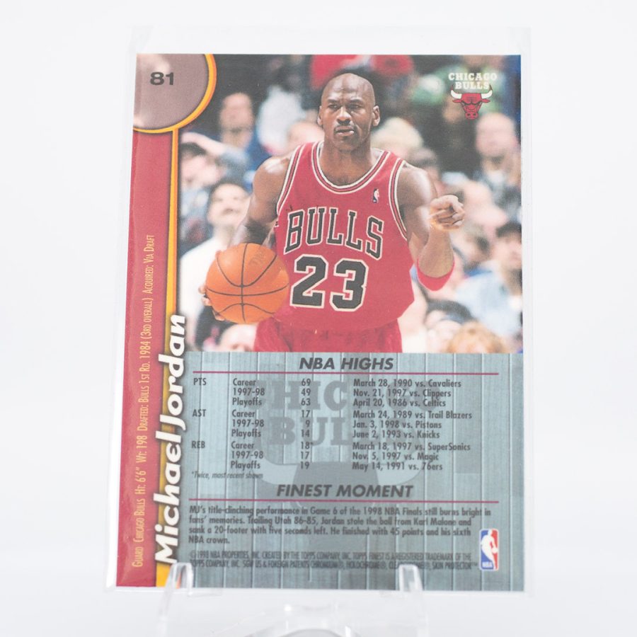 1998 Michael Jordan Topps Finest