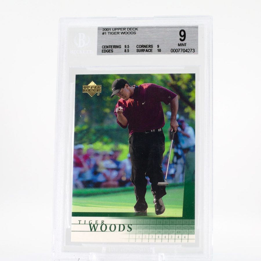 2001 UD Tiger Woods RC