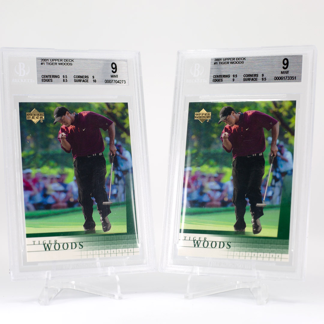 2001 UD Tiger Woods RC