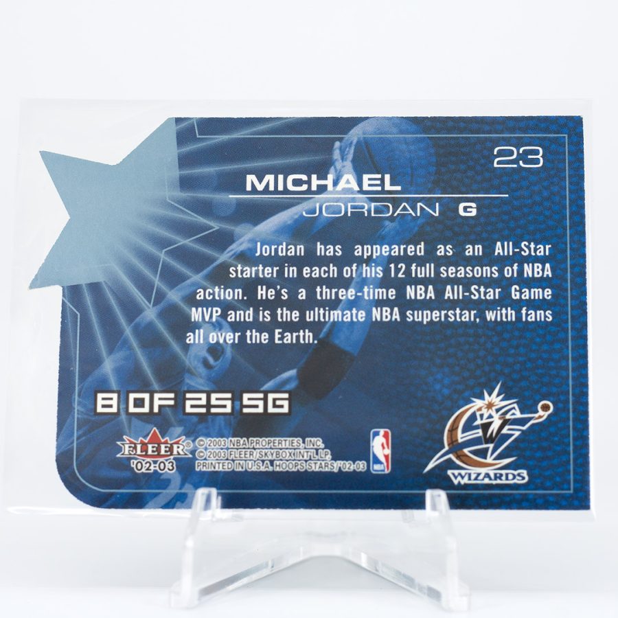 2002 Hoops Michael Jordan Star Gazing