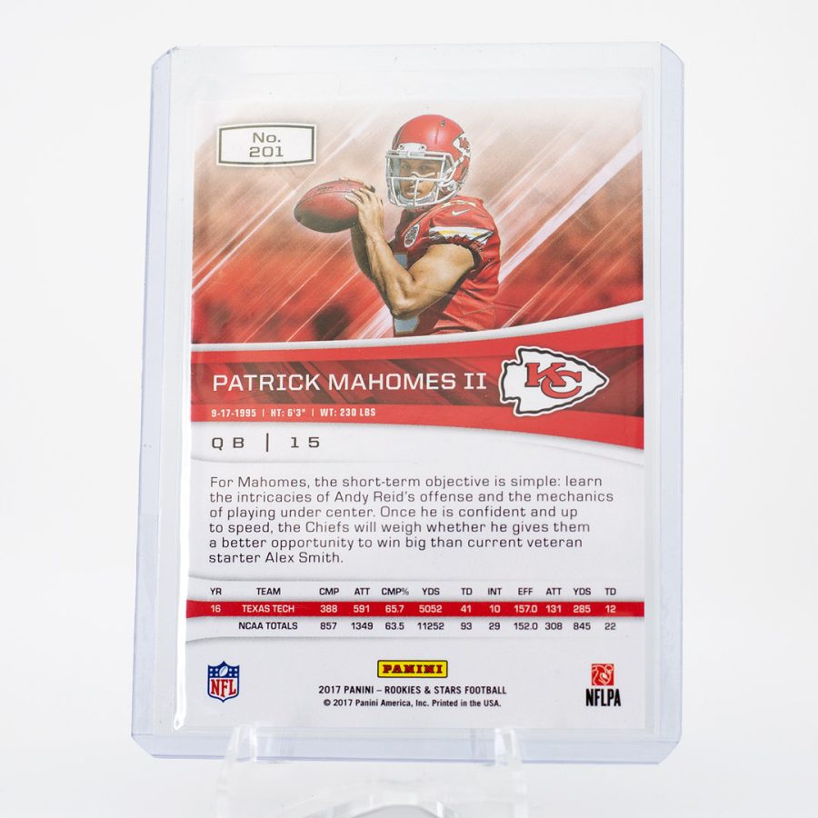 2017 Patrick Mahomes Rookies & Stars RC