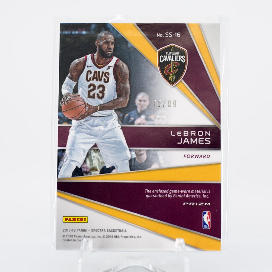 2017 LeBron James Spectra Spectacular Swatches