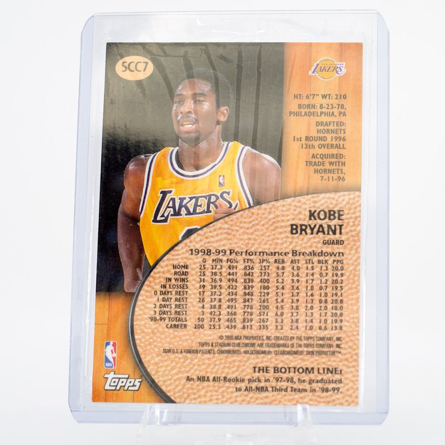 1999 Kobe Bryant Stadium Club Chrome