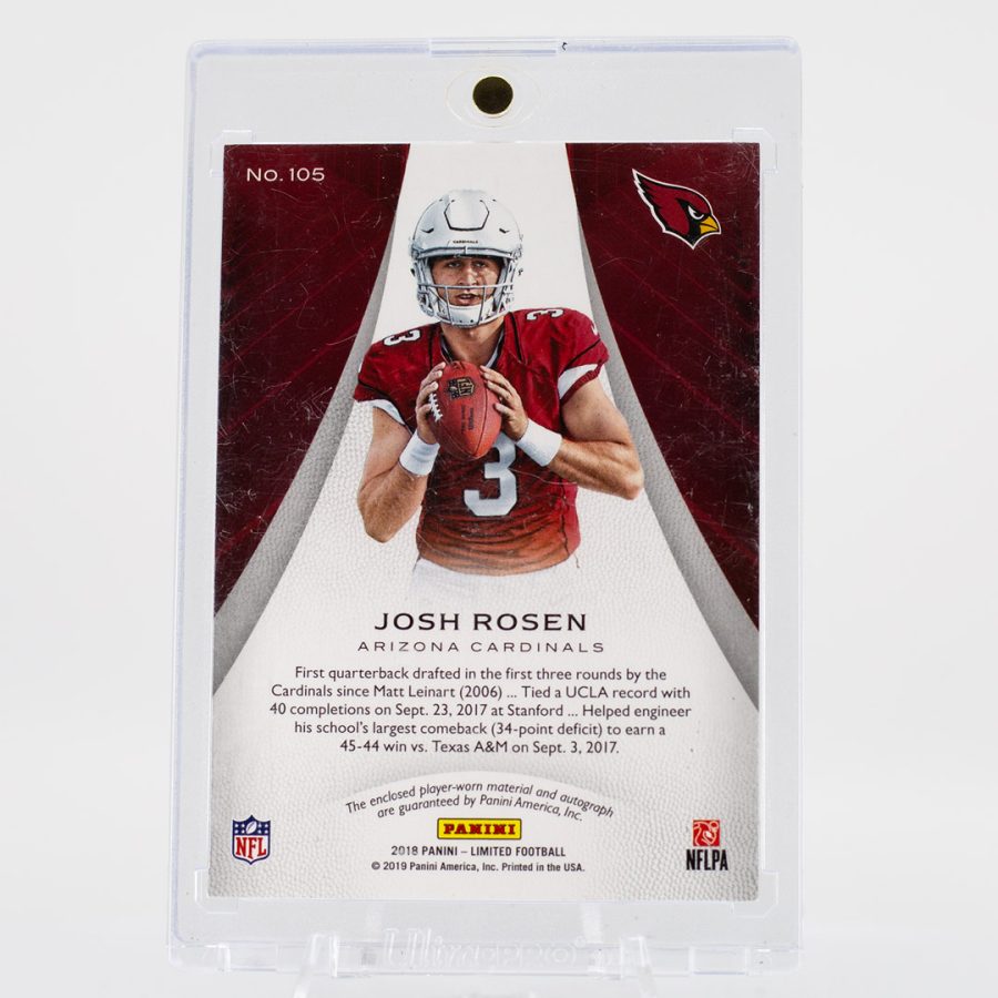 Josh Rosen 2018 Limited RC Patch Auto