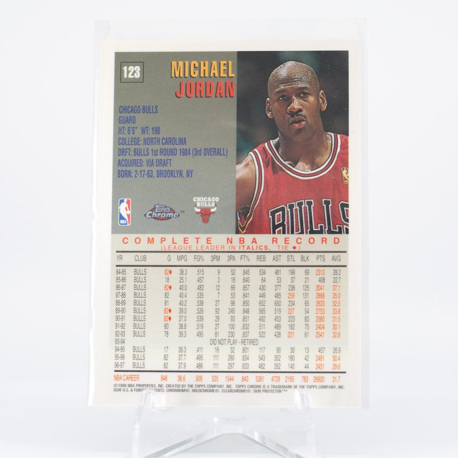 Michael Jordan 1997 Topps Chrome