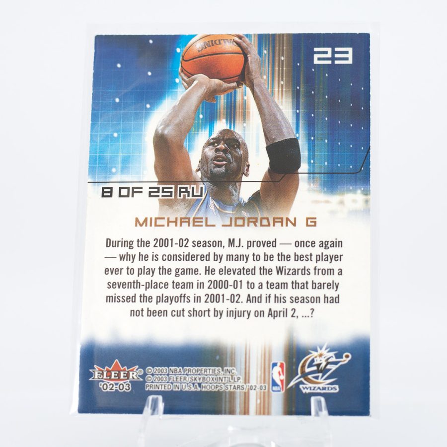 Michael Jordan Fleer NBA Raising Up