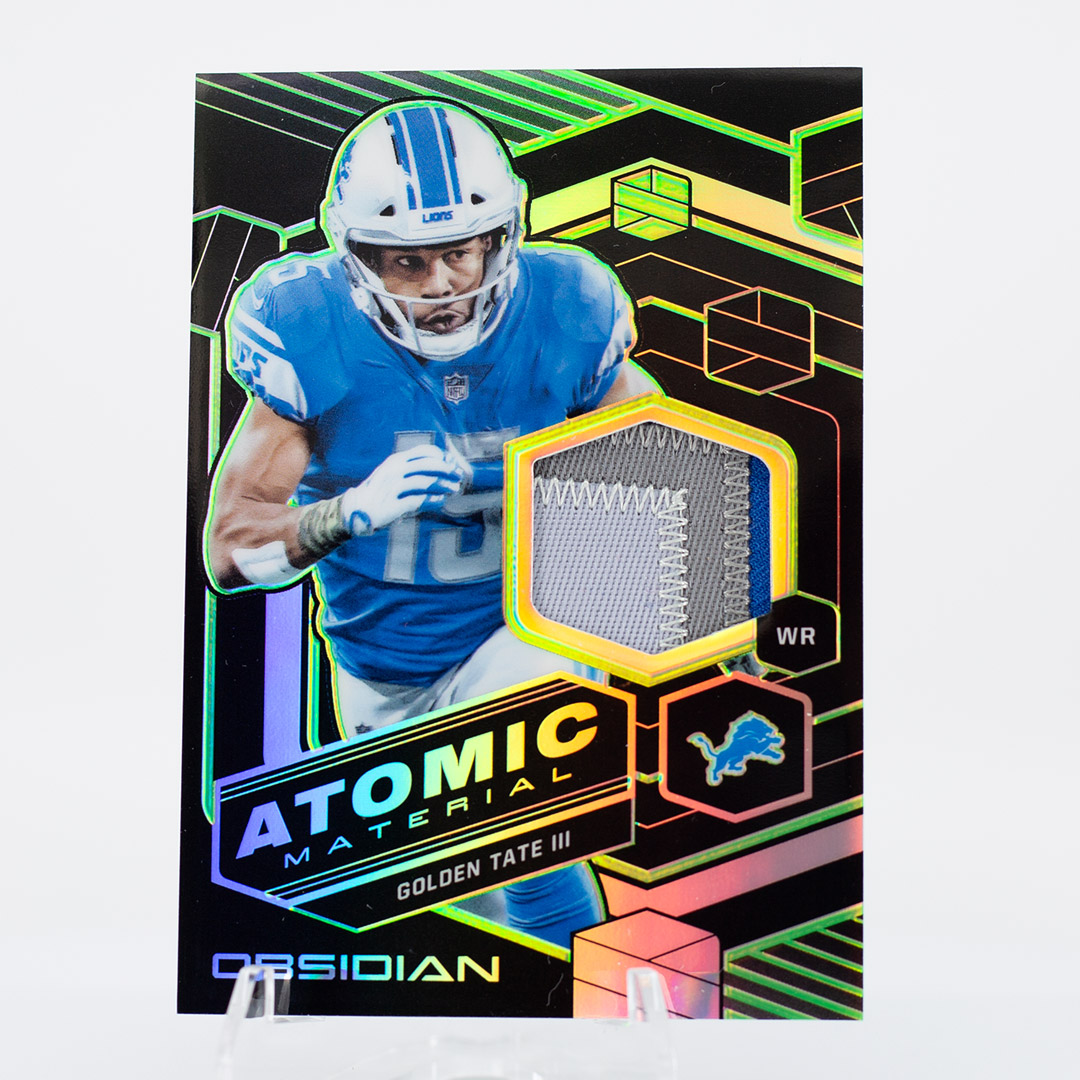 Panini Obsidian Golden Tate Atomic Material