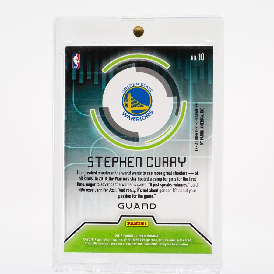 Stephen Curry Panini Cyber Monday Auto 1/1