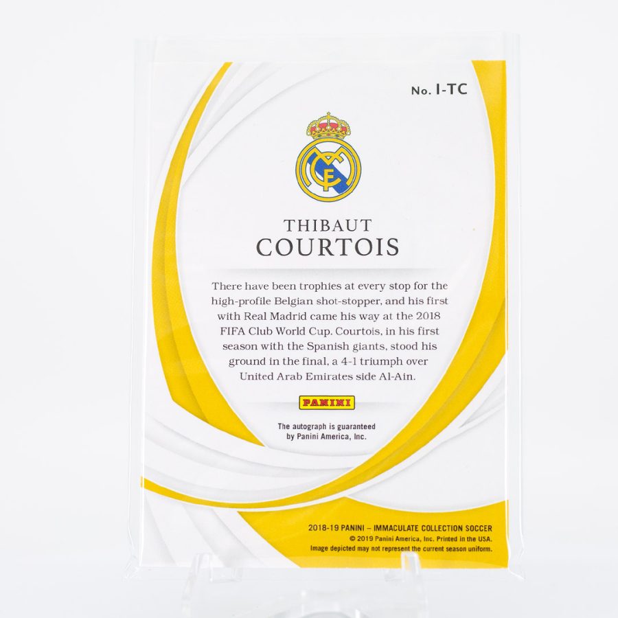 Thibaut Courtois Immaculate Real Madrid INK