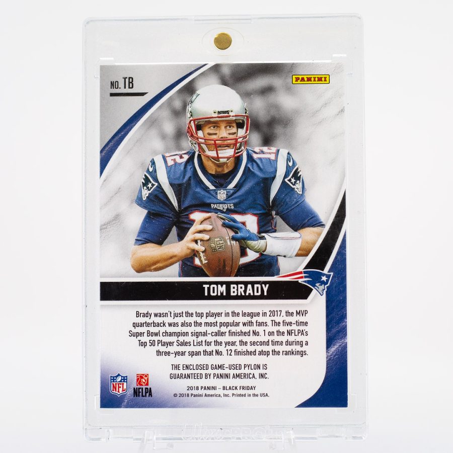 Tom Brady 2018 Black Friday Game Used Pylon 9/10