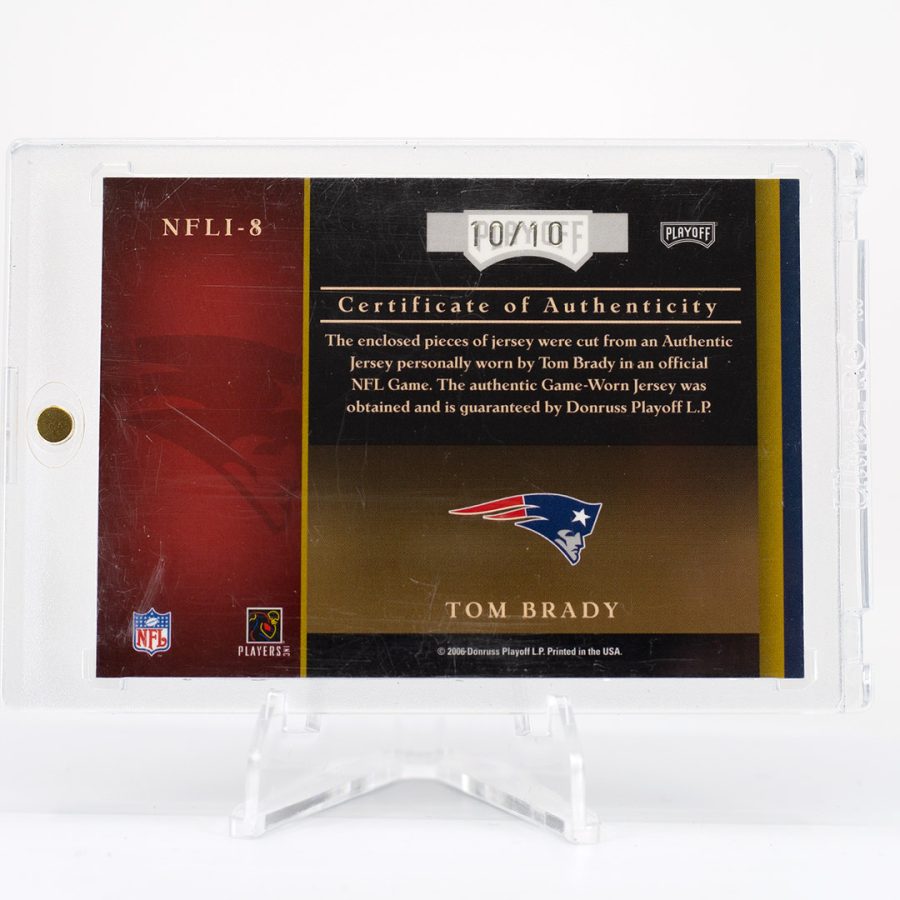 Tom Brady Absolute Jersey Prime Icons NFL 10/10