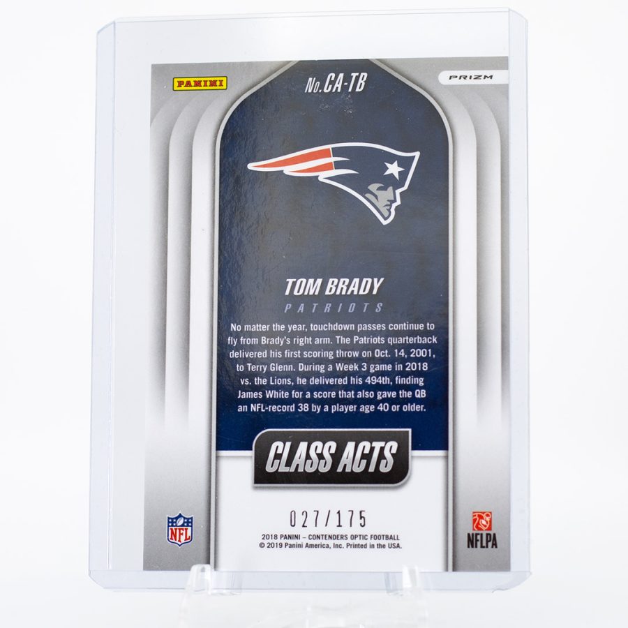 Tom Brady Contenders Optic Class Acts /175