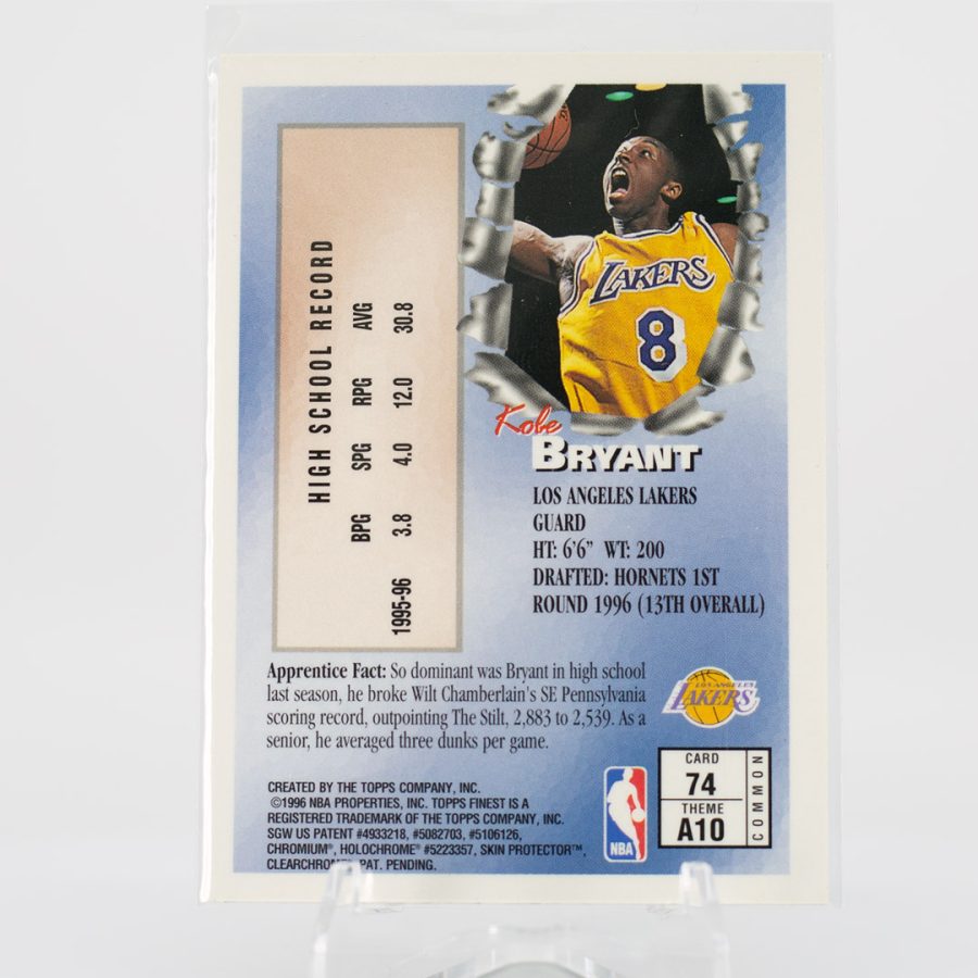 Topps Finest Kobe Bryant RC