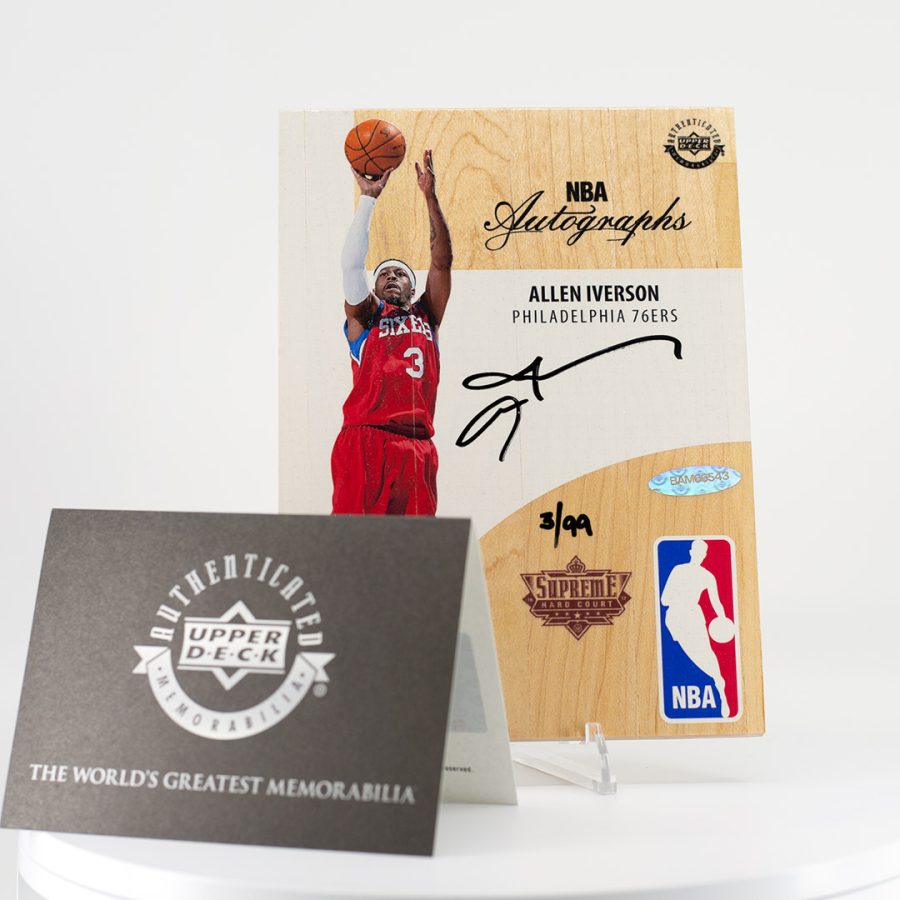 Allen Iverson Hard Court Logoman Auto