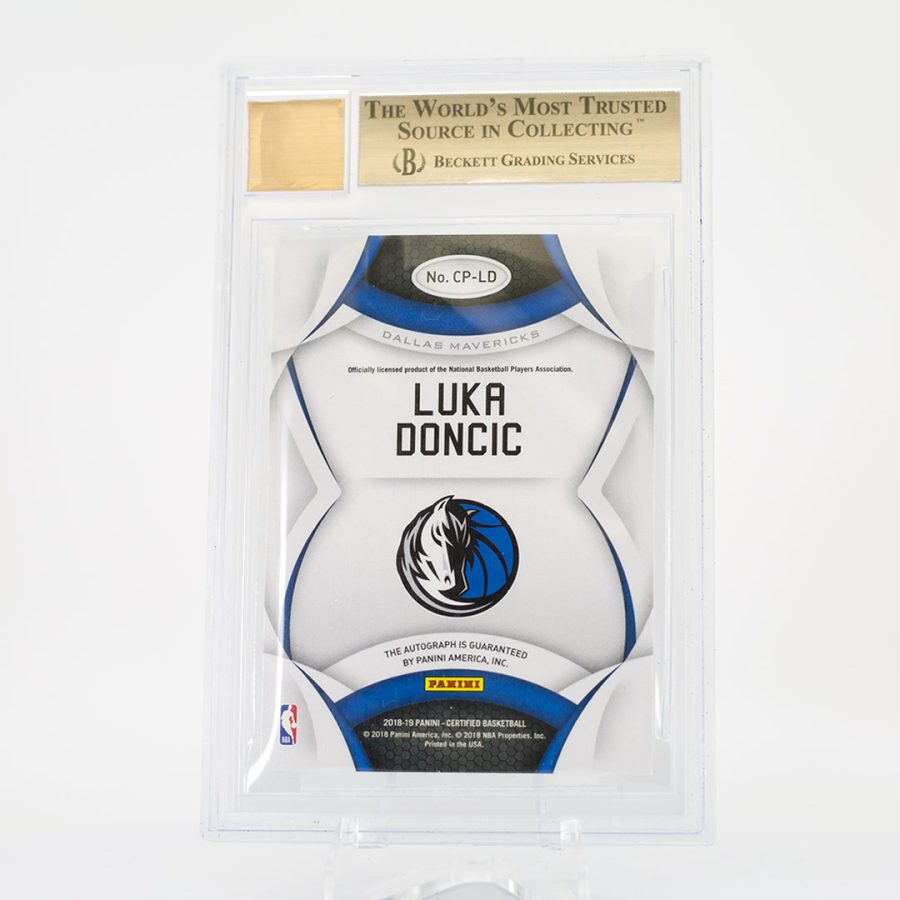 Luka Doncic Certified Potential Rookie Auto