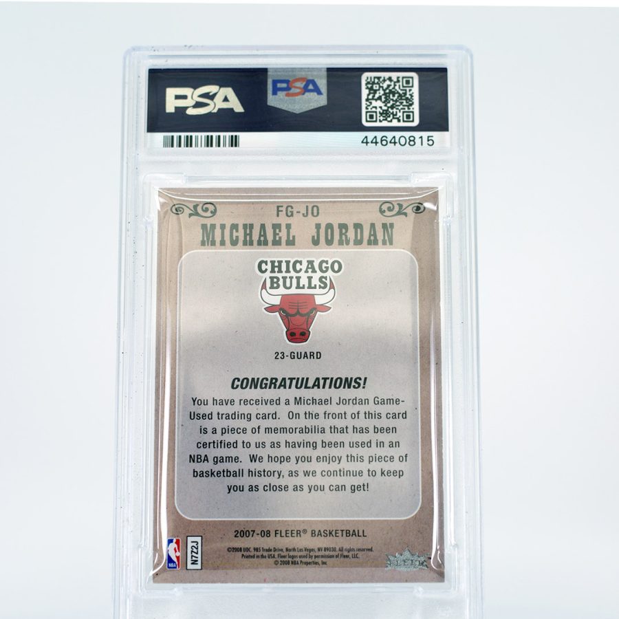 07 Fleer Michael Jordan Feel the Game Patch